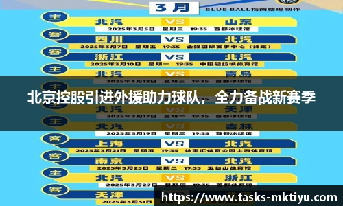 北京控股引进外援助力球队，全力备战新赛季