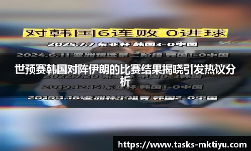 世预赛韩国对阵伊朗的比赛结果揭晓引发热议分析